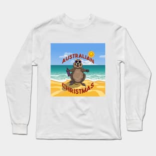 Australian Christmas Quokka Long Sleeve T-Shirt